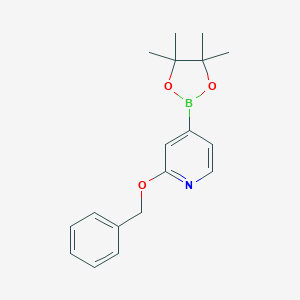 2-(benzyloxy)-4-(4,4,5,5-tetramethyl-1,3,2-dioxaborolan-2-yl)pyridine图片