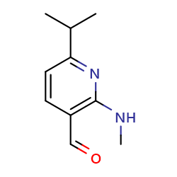 2-(methylamino)-6-(propan-2-yl)pyridine-3-carbaldehyde图片