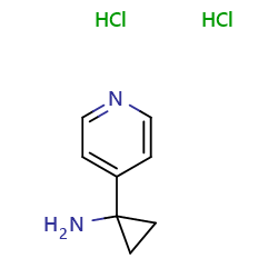 1-(pyridin-4-yl)cyclopropan-1-aminedihydrochloride图片