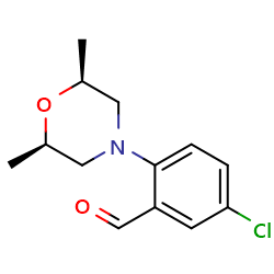 5-chloro-2-[(2R,6S)-2,6-dimethylmorpholin-4-yl]benzaldehyde图片
