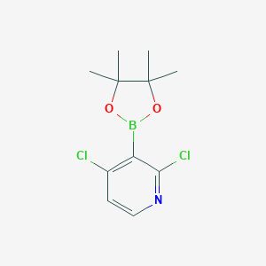 2,4-dichloro-3-(4,4,5,5-tetramethyl-1,3,2-dioxaborolan-2-yl)pyridine图片