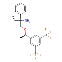 (2S)-1-[(1R)-1-[3,5-bis(trifluoromethyl)phenyl]ethoxy]-2-phenyl-but-3-en-2-amine图片