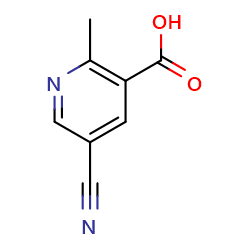 5-cyano-2-methylpyridine-3-carboxylicacid图片