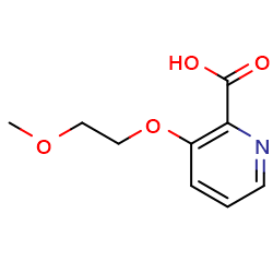 3-(2-methoxyethoxy)pyridine-2-carboxylicacid图片