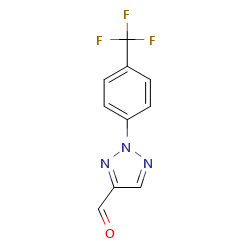 2-[4-(trifluoromethyl)phenyl]-2H-1,2,3-triazole-4-carbaldehyde图片