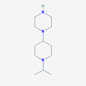 1-[1-(propan-2-yl)piperidin-4-yl]piperazine图片
