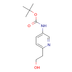 tert-butylN-[6-(2-hydroxyethyl)pyridin-3-yl]carbamate图片