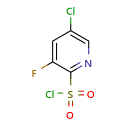 5-chloro-3-fluoropyridine-2-sulfonylchloride图片