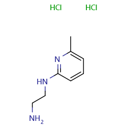 N1-(6-methylpyridin-2-yl)ethane-1,2-diaminedihydrochloride图片