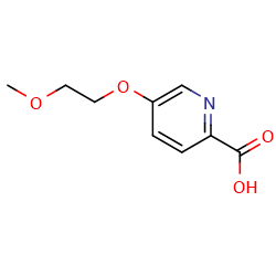 5-(2-methoxyethoxy)pyridine-2-carboxylicacid图片