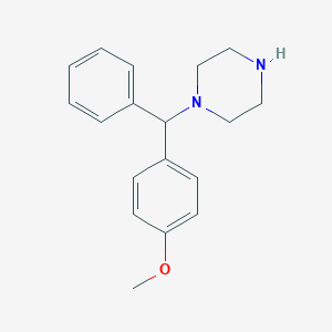1-[(4-Methoxy-phenyl)-phenyl-methyl]-piperazine图片