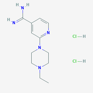 2-(4-ethylpiperazin-1-yl)pyridine-4-carboxamidinedihydrochloride图片