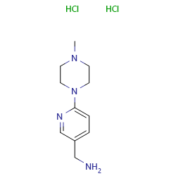 1-[6-(4-methylpiperazin-1-yl)pyridin-3-yl]methanaminedihydrochloride图片