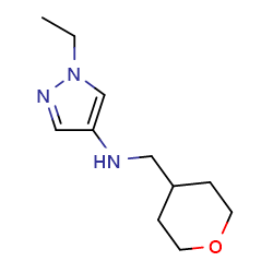 1-ethyl-N-[(oxan-4-yl)methyl]-1H-pyrazol-4-amine图片