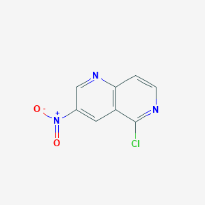 5-chloro-3-nitro-1,6-naphthyridine图片