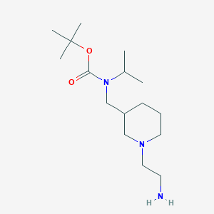 [1-(2-Amino-ethyl)-piperidin-3-ylmethyl]-isopropyl-carbamic acid tert-butyl ester图片