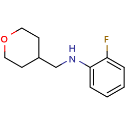 2-fluoro-N-[(oxan-4-yl)methyl]aniline图片