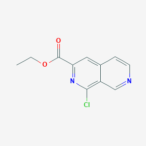 Ethyl1-chloro-2,7-naphthyridine-3-carboxylate图片
