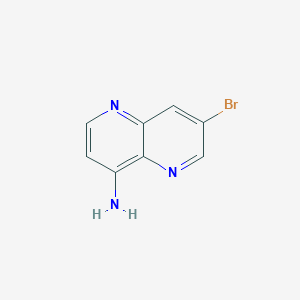 7-bromo-1,5-naphthyridin-4-amine图片