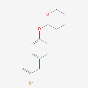 2-Bromo-3-(4-(tetrahydro-pyran-2-yloxy)phenyl)-1-propene图片