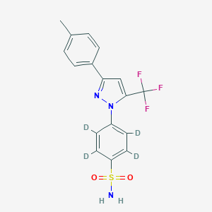 N-De(4-sulfonamidophenyl)-N'-[4-sulfonamido(phenyl-d4)] Celecoxib图片
