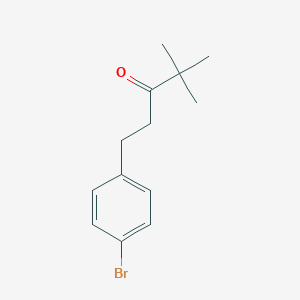 1-(4-Bromophenyl)-4,4-dimethylpentan-3-one图片