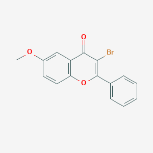 3-Bromo-6-methoxy-2-phenyl-4H-chromen-4-one图片