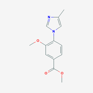 Methyl 3-methoxy-4-(4-methyl-1-imidazolyl)benzoate图片