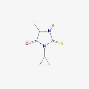 1-Cyclopropyl-4-methyl-2-sulfanyl-4,5-dihydro-1H-imidazol-5-one图片