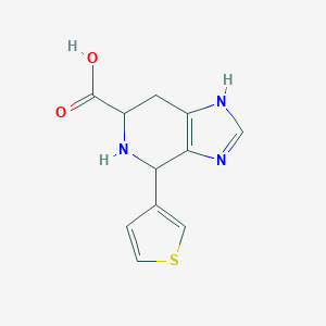 4-(thiophen-3-yl)-3H,4H,5H,6H,7H-imidazo[4,5-c]pyridine-6-carboxylic acid图片