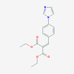 diethyl 2-{[4-(1H-imidazol-1-yl)phenyl]methylene}malonate图片