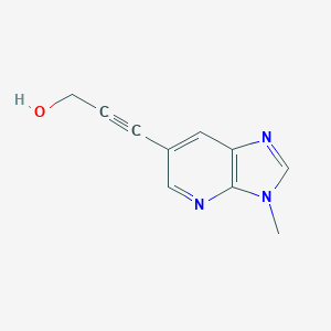 3-(3-Methyl-3H-imidazo[4,5-b]pyridin-6-yl)-2-propyn-1-ol图片