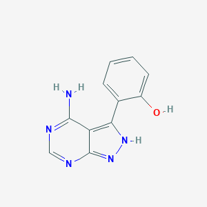 2-(4-Amino-1H-pyrazolo[3,4-d]pyrimidin-3-yl)-phenol图片