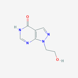 1-(2-Hydroxy-ethyl)-1,5-dihydro-pyrazolo[3,4-d]pyrimidin-4-one图片