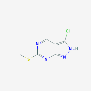 3-Chloro-6-(methylthio)-1H-pyrazolo[3,4-d]pyrimidine图片