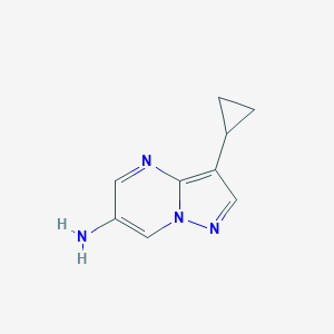 3-Cyclopropylpyrazolo[1,5-a]pyrimidin-6-amine图片