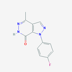 1-(4-fluorophenyl)-4-methyl-1,6-dihydro-7H-pyrazolo[3,4-d]pyridazin-7-one图片