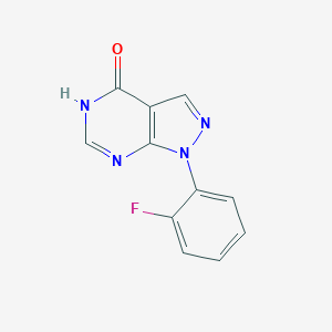 1-(2-Fluorophenyl)-1,5-dihydro-4H-pyrazolo[3,4-d]pyrimidin-4-one图片