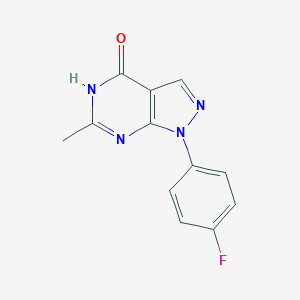1-(4-Fluorophenyl)-6-methyl-1H,4H,5H-pyrazolo[3,4-d]pyrimidin-4-one图片