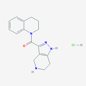 3,4-Dihydro-1(2H)-quinolinyl(4,5,6,7-tetrahydro-1H-pyrazolo[4,3-c]pyridin-3-yl)methanone HCl图片