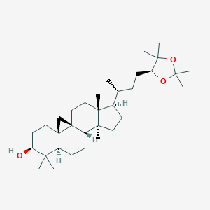 Cycloartane-3β,24,25-triol 24,25-acetonide图片