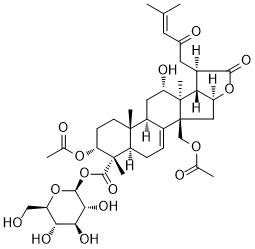 3α,30-Diacetoxy-12α-hydroxy-23-oxoeupha-7,24-dien-21,16β-olid-28-oic acid 28-O-β-D-glucopyranosyl ester图片