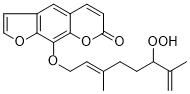 8-(6-Hydroperoxy-3,7-dimethylocta-2,7-dienyloxy)psoralen图片