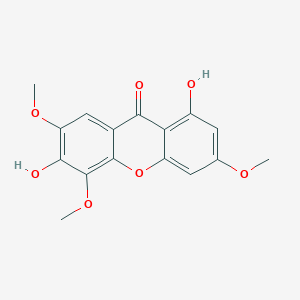 1,6-Dihydroxy-3,5,7-trimethoxyxanthone图片