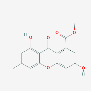 Methyl 1,6-dihydroxy-3-methylxanthone-8-carboxylate图片