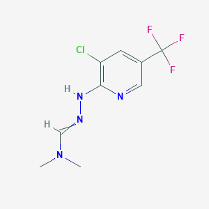 N'-[3-Chloro-5-(trifluoromethyl)-2-pyridinyl]-N,N-dimethylhydrazonoformamide图片