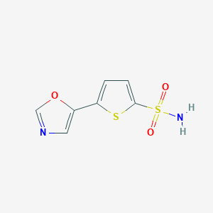 5-(1,3-Oxazol-5-yl)thiophene-2-sulfonamide图片
