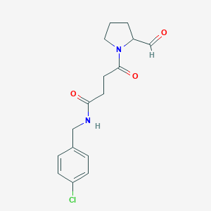 1-Pyrrolidinebutanamide,N-[(4-chlorophenyl)methyl]-2-formyl-g-oxo-,(S)图片