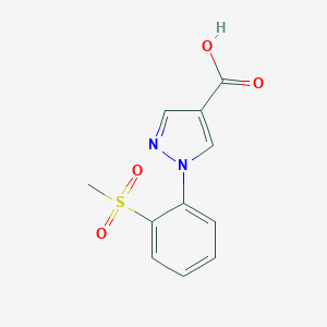 1-(2-methanesulfonylphenyl)-1H-pyrazole-4-carboxylic acid图片
