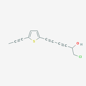 1-Chloro-6-(5-(prop-1-ynyl)thiophen-2-yl)hexa-3,5-diyn-2-ol图片